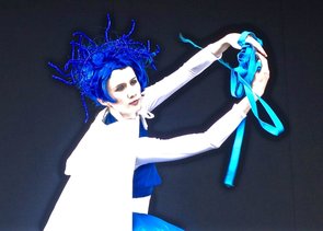 13. Berliner Tanz -Theater Abend -Ziehen-blauer-Fäden-durch-die-Stadt- 2017